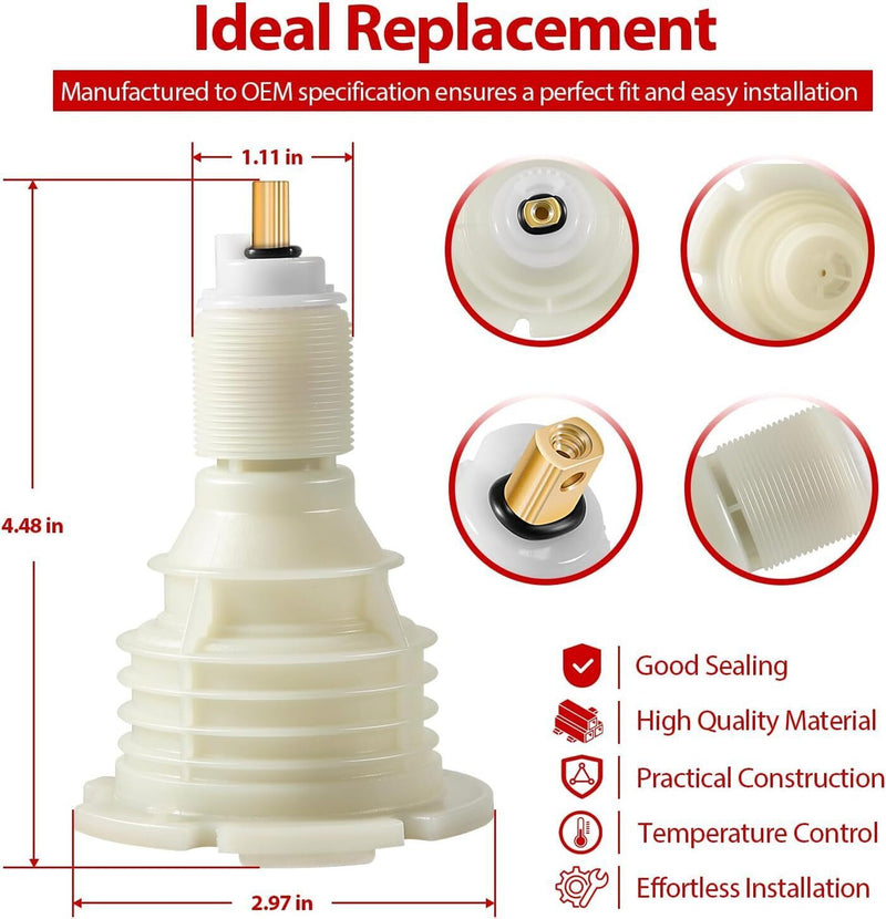 DURAFORCE RP26755 Cartridge Top Assembly for Delta 2300 Series, Temperature Control