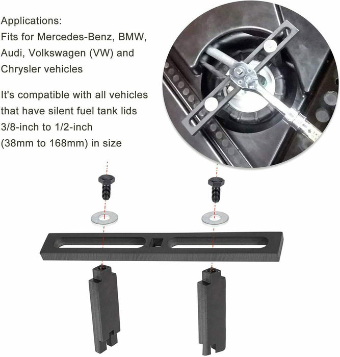 DURAFORCE Fuel Tank Lock Ring Tool Gas Tank Lid Pump Cover Removal Spanner for BMW Benz