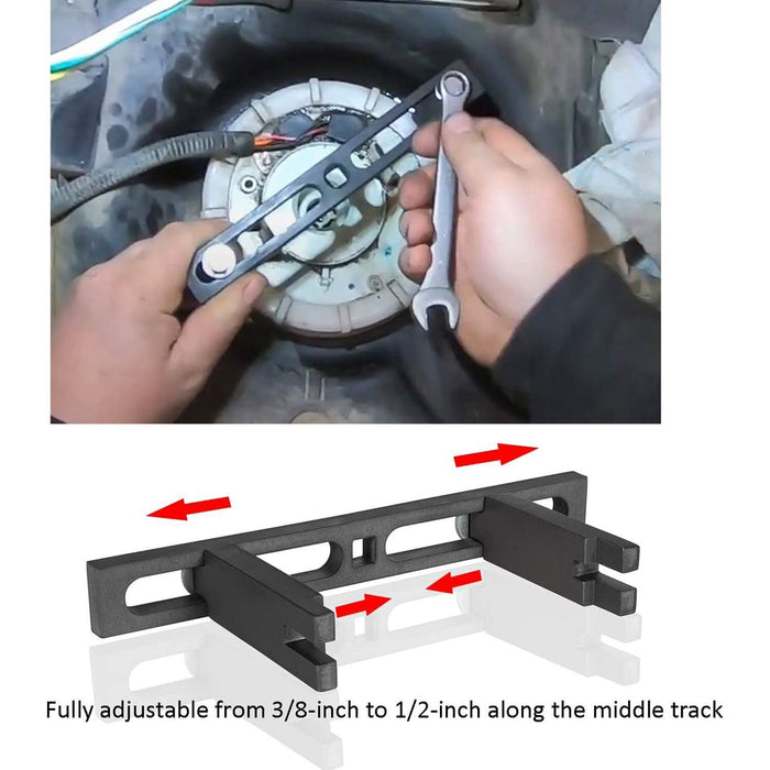 DURAFORCE Fuel Tank Lock Ring Tool Gas Tank Lid Pump Cover Removal Spanner for BMW Benz