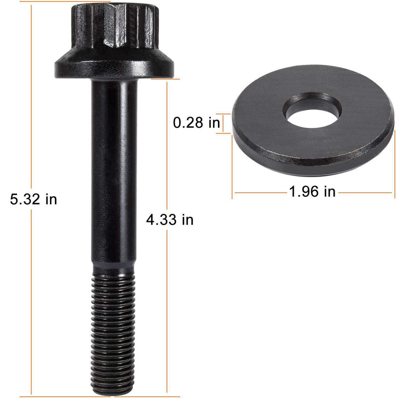 DURAFORCE For Chevy Crank Harmonic Balancer Bolt replaces ARP 234-2503 for LS1 LS2 LS3 LS6