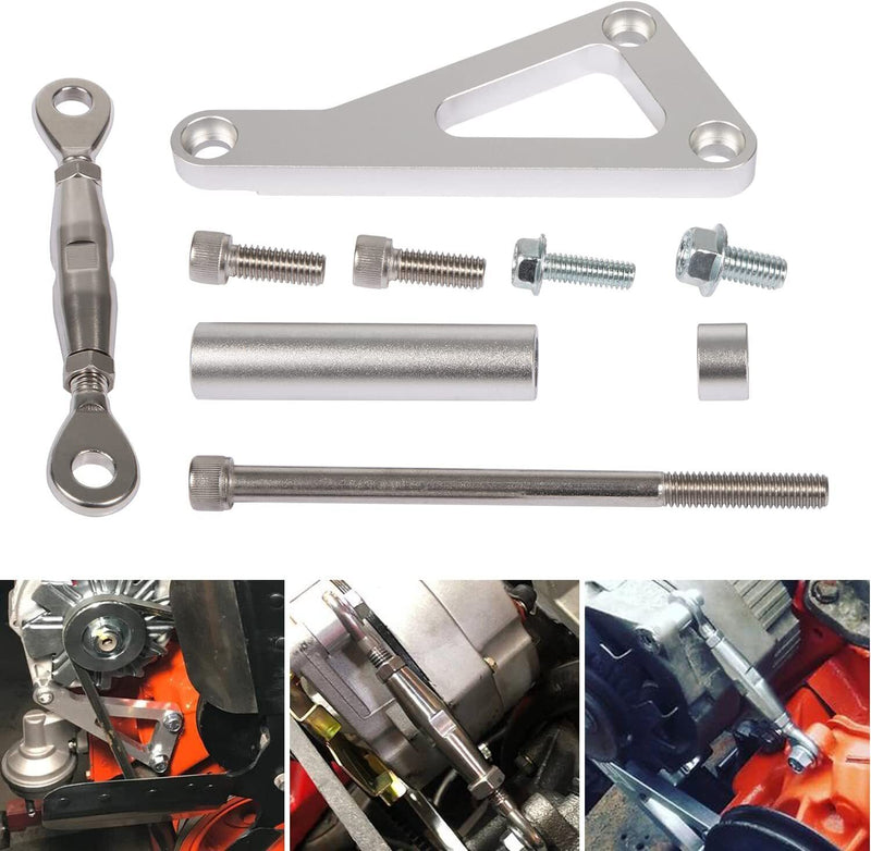 DURAFORCE Alternator Bracket Kit fits Small Block Chevy SBC 305 327 350 383 5.0L 5.7L V8