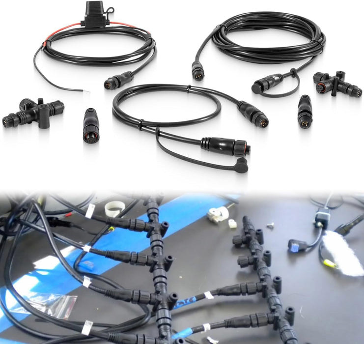 DURAFORCE 124-69 NMEA 2000 Network Starter Kit for Lowrance N2K Starter Kit N2K-EXP-RD-2