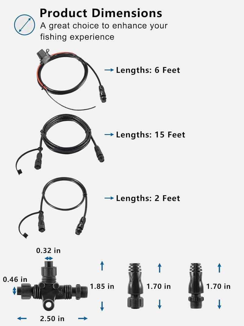 DURAFORCE 124-69 NMEA 2000 Network Starter Kit for Lowrance N2K Starter Kit N2K-EXP-RD-2