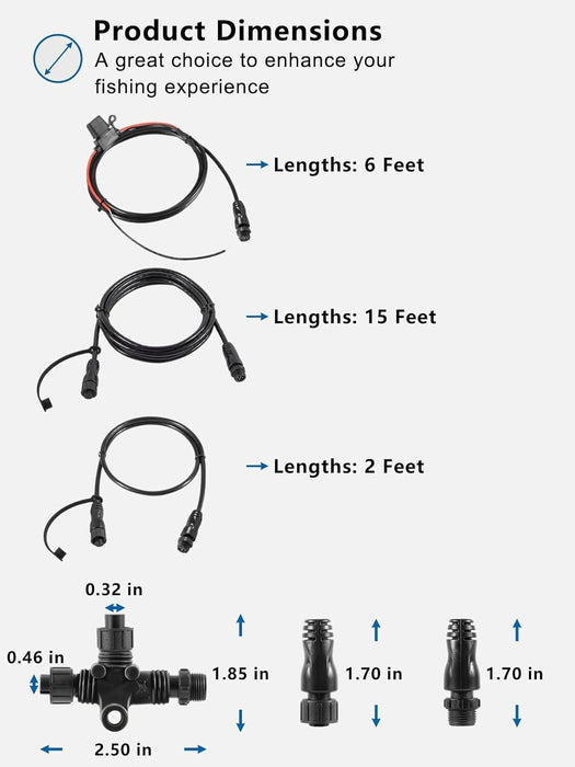 DURAFORCE 124-69 NMEA 2000 Network Starter Kit for Lowrance N2K Starter Kit N2K-EXP-RD-2