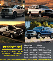 DURAFORCE Front Axle Knuckle Tube Seal Kit & Thrust Washer Snap Ring for Ford F250 F350