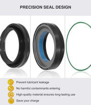 DURAFORCE Front Axle Knuckle Tube Seal Kit & Thrust Washer Snap Ring for Ford F250 F350