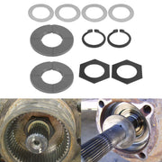 DURAFORCE Front Axle Knuckle Tube Seal Kit & Thrust Washer Snap Ring for Ford F250 F350