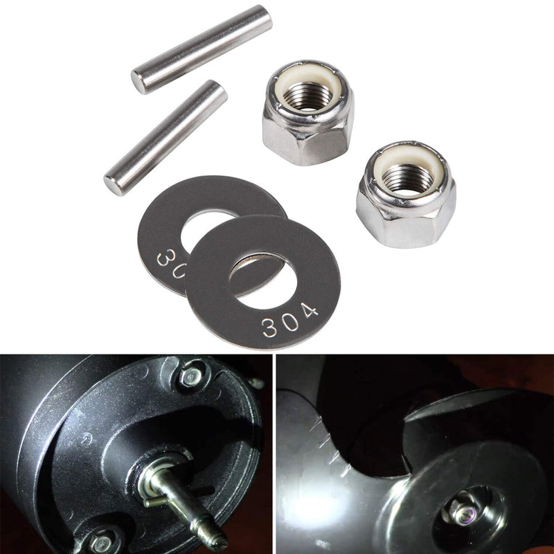 DURAFORCE MKP-34 Prop Nut Kit E for Minnkota trolling Motor w/ MKP-33&MKP-38 Props 1865019