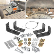 DURAFORCE 30035 Fifth Wheel Hitch With Brackets for Reinstallation of Full-Size Trucks