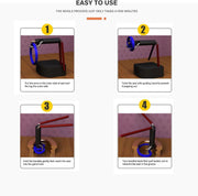 DURAFORCE Rod Seal Install Tool Set For Hydraulic Cylinder Skid Steers Loaders Backhoes