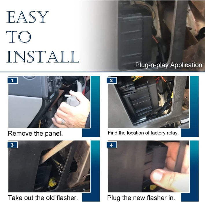 DURAFORCE 15231201 Hazard Warning LED Flasher Relay for GM Silverado Tahoe, Sierra, Yukon