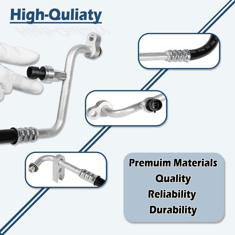 DURAFORCE 15-34440 AC Delco A/C Manifold Hose Assembly For Chevy GMC Acadia Traverse Buick