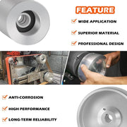 DURAFORCE For Belt Knife Grinder 2"x72" Wheel Set 5" Drive 5/8" Bore 3" Track 2" Idler