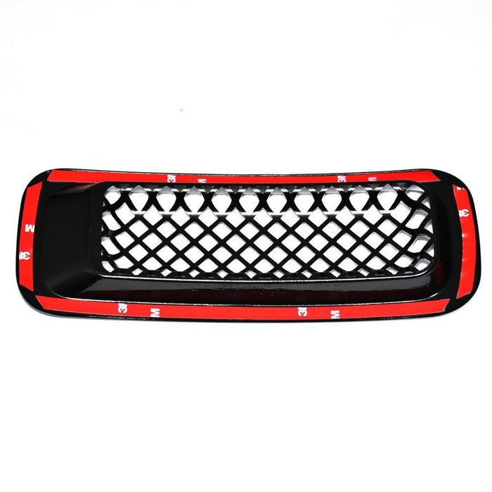 DURAFORCE 7pcs Black Front Mesh Grille Grill Insert Trim Kit for Jeep Patriot 2011-2018