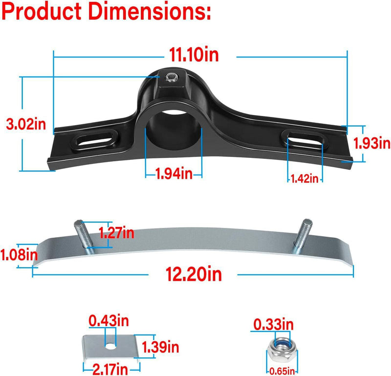 DURAFORCE 8591005 Mounting Fender Bracket Assembly for Fenders on Dump trucks, Work Trucks