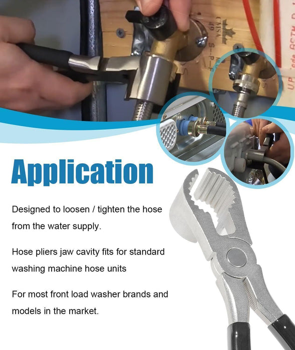 DURAFORCE 20001120 Washing Machine Hose Pliers for THP-1 Washer Inlet Hoses 7/8"-1 7/8"