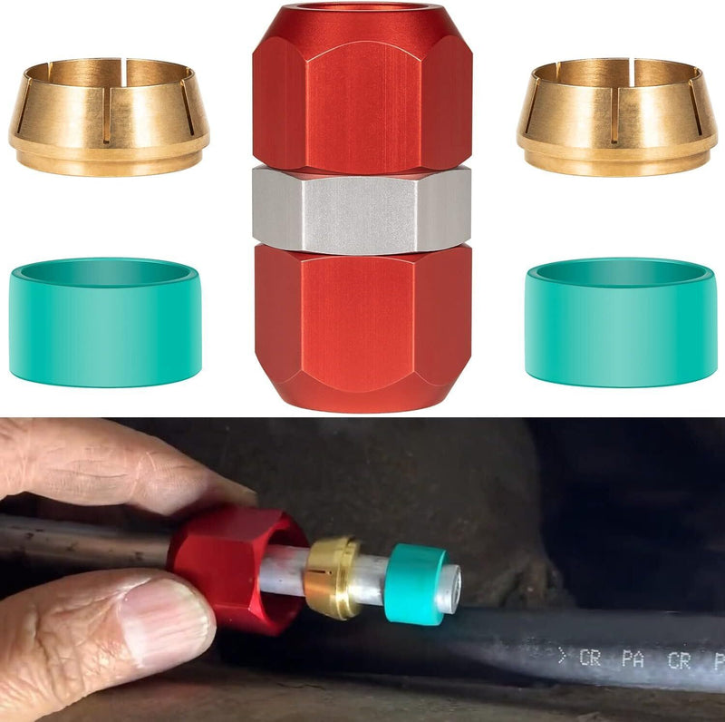 DURAFORCE 800-641 3/8'' Aluminum Line Splice Repair Kit For A/C, coolant P/S Return Etc.