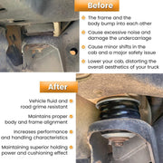 DURAFORCE KF04050BK Polyurethane Body Mount Bushing Kit for 1999-2017 Ford F250 F350 2/4WD
