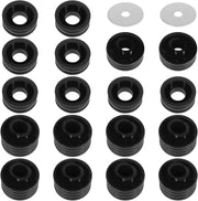 DURAFORCE KF04050BK Polyurethane Body Mount Bushing Kit for 1999-2017 Ford F250 F350 2/4WD