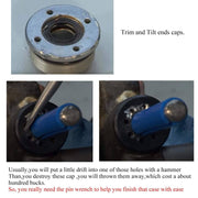 DURAFORCE Outboard Trim/Tilt Pin Wrench Cylinder Caps MT0004-38mm X 4mm for Seastar Yamaha
