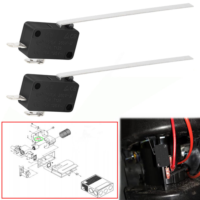 DURAFORCE 232261 Sail Switch RV Furnace Replacement Part for Suburban SF Series -2 Pack