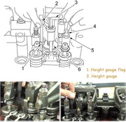 DURAFORCE 3350 Injector Height Gauge Kit For Detroit Diesel Engines Series 50 & 60