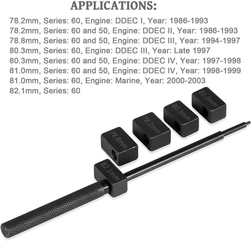 DURAFORCE 3350 Injector Height Gauge Kit For Detroit Diesel Engines Series 50 & 60