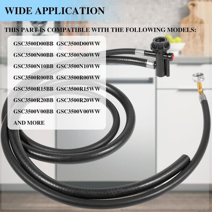 DURAFORCE WD24X10066 Portable Dishwasher Drain and Fill Hose Unicouple Assembly for GE