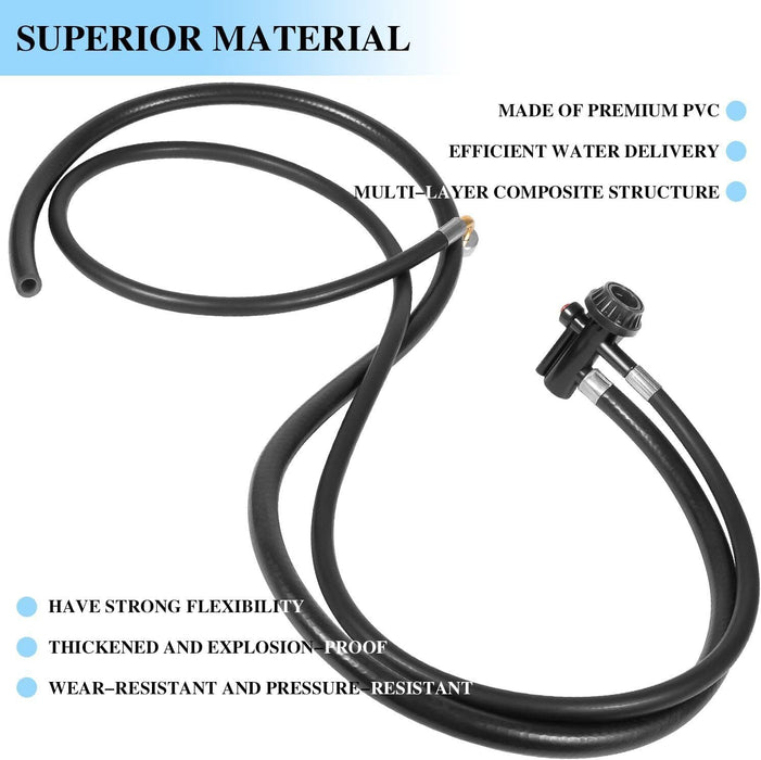 DURAFORCE WD24X10066 Portable Dishwasher Drain and Fill Hose Unicouple Assembly for GE