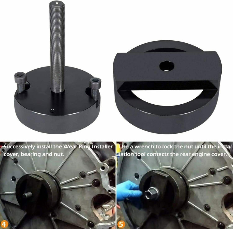 DURAFORCE Crankshaft Front & Rear Main Seal Installer Tool For Ford 4.5/6.0/6.4L F-250/350