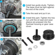 DURAFORCE Crankshaft Front & Rear Main Seal Installer Tool For Ford 4.5/6.0/6.4L F-250/350