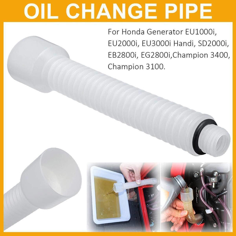 DURAFORCE Oil Funnel Flexible Mess Free Oil Change Pipefor Honda Generator EU1000i EU2000i