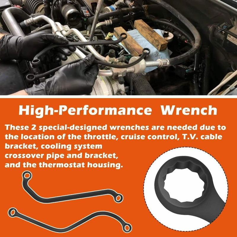 DURAFORCE 6.5L Diesel Engine 6087 GM Injection Pump Wrench Set For 1996-2000 GM Full-Size