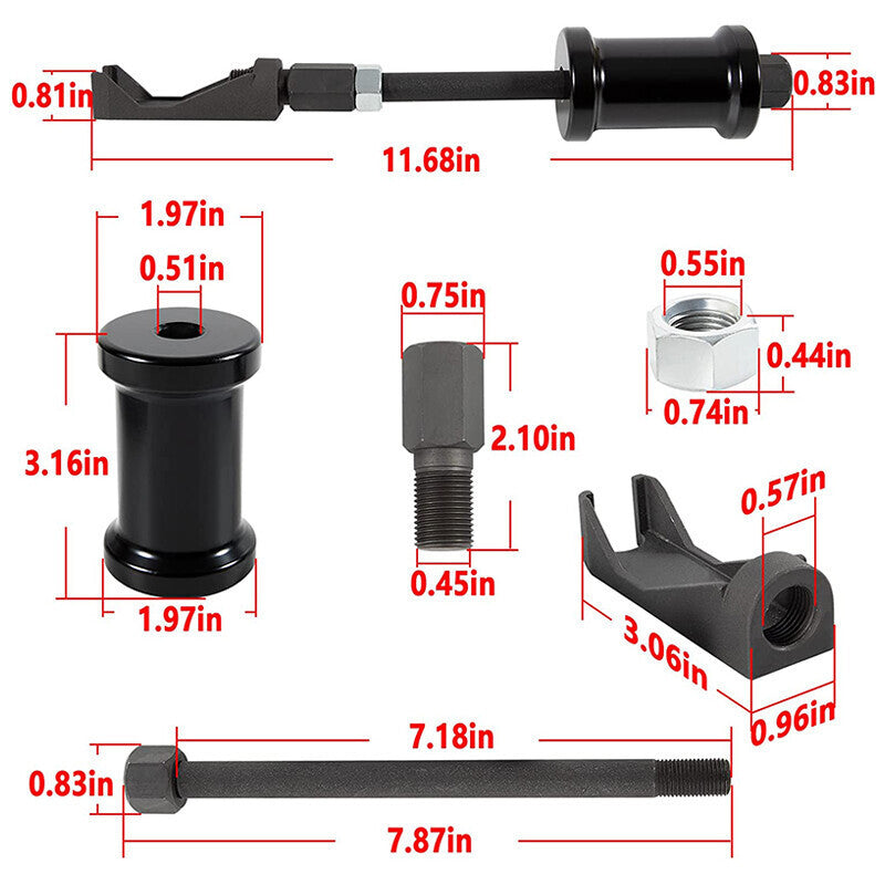 DURAFORCE 7121 Fuel Injector Nozzle Puller Removal Tool for Caterpillar John Deere Case GM
