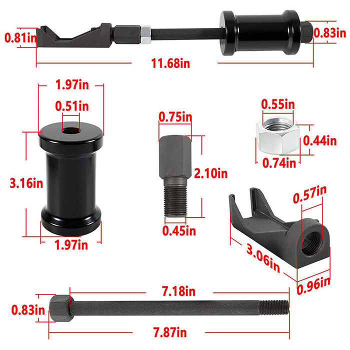 DURAFORCE 7121 Fuel Injector Nozzle Puller Removal Tool for Caterpillar John Deere Case GM