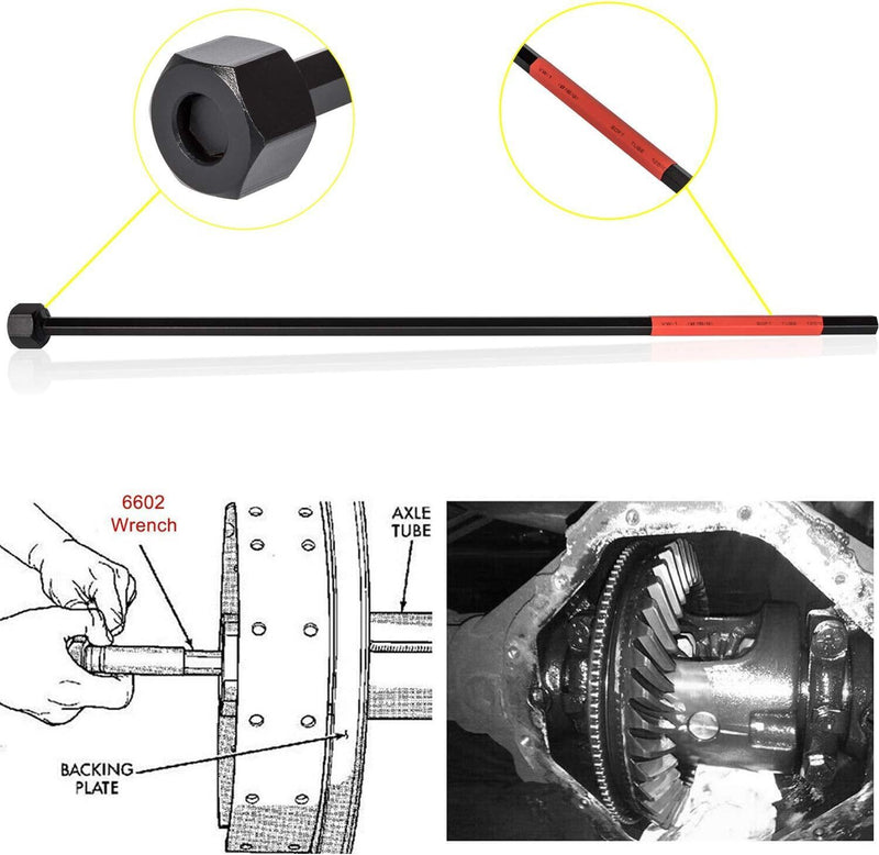 DURAFORCE Differential Bearing Preload Wrench 6602 for Chrysler Dodge Vehicles C-4164A