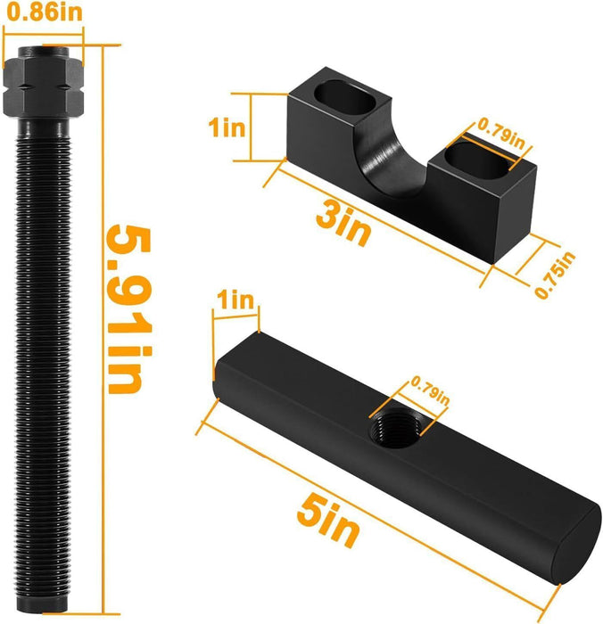 DURAFORCE 10850 Heavy Duty Yoke Puller Tool for Class 1-2 Trucks Ford F-150/350 Chevrolet