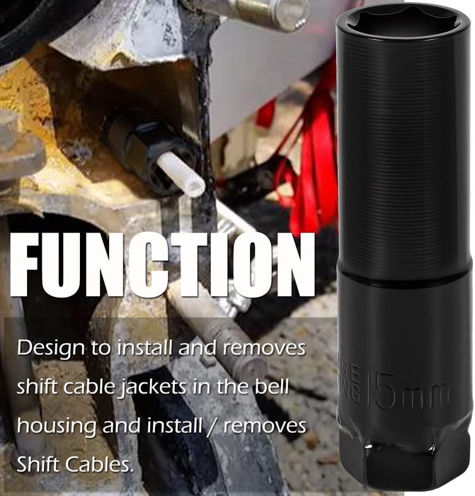 DURAFORCE Shift Cable Tool Socket & Hinge Pin Tool for Mercruiser Alpha 1 Gen I Gen II