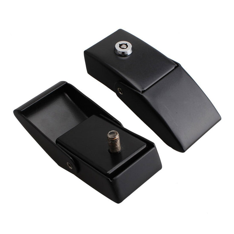 DURAFORCE One Pair Locking Hood Catch Hood Lock Latches for Jeep Wrangler JK JKU 2007-2018