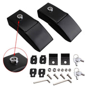 DURAFORCE One Pair Locking Hood Catch Hood Lock Latches for Jeep Wrangler JK JKU 2007-2018