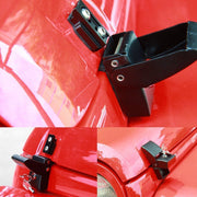 DURAFORCE One Pair Locking Hood Catch Hood Lock Latches for Jeep Wrangler JK JKU 2007-2018