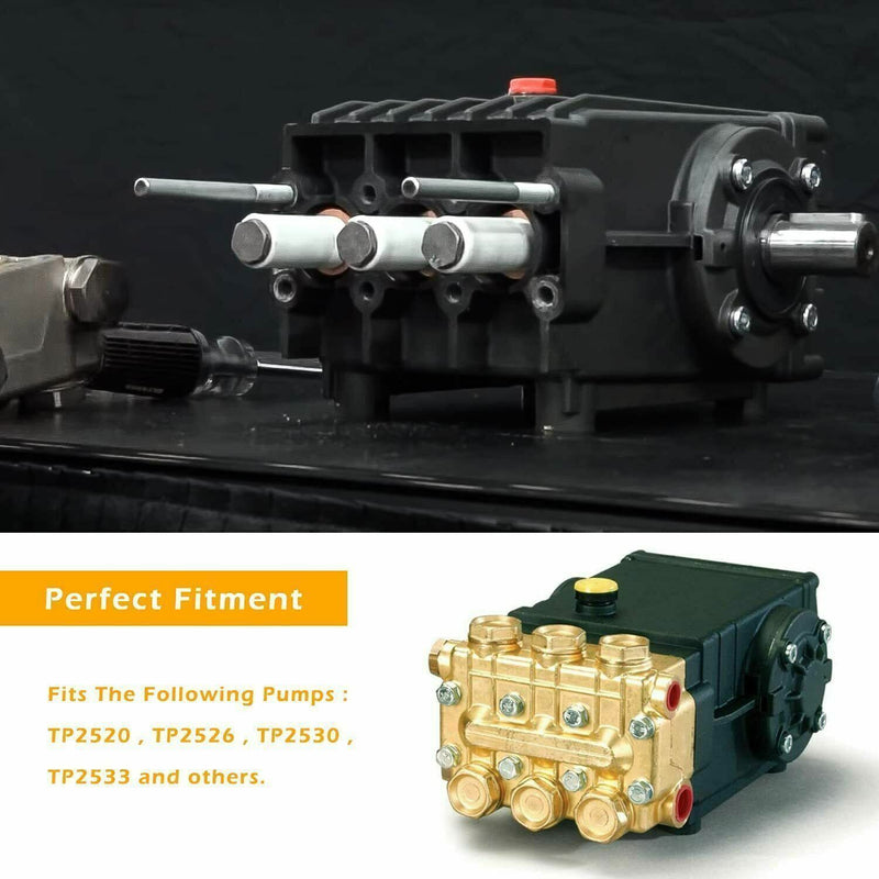 DURAFORCE 3PCS General Pump Piston Replace Ceramic 15mm 51040009 for TP Pumps (15x25x9 mm)