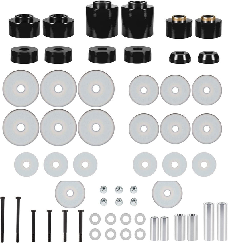 DURAFORCE 4.4123R Body Mount Bushing Set Kit For Ford F-150 F-250 F-350 1980-1998 2WD 4WD