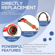 DURAFORCE 34060-0130 Marine Engine Oil Drain Hand Pump, Boat Oil Change Pump Fits for OMC