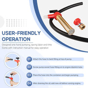 DURAFORCE 34060-0130 Marine Engine Oil Drain Hand Pump, Boat Oil Change Pump Fits for OMC