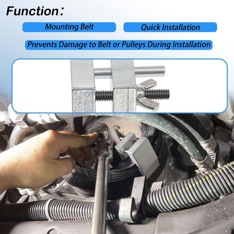 DURAFORCE 59350 Stretch Belt Installer Tool for Extra Deep Double Pulleys