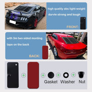 DURAFORCE 1 set Rear Window Scoop Louvers Installation Hardware for Ford Mustang 2015-2020