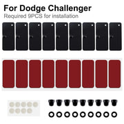 DURAFORCE 1 set Rear Window Scoop Louvers Installation Hardware for Ford Mustang 2015-2020