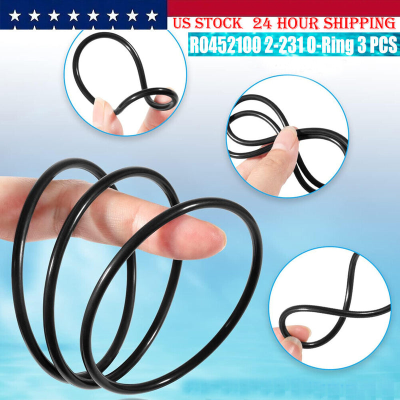 DURAFORCE 3Pack R0452100 2-231 O-Rings For Zodiac Jandy Fusion & AquaPure PLC1400 & 700