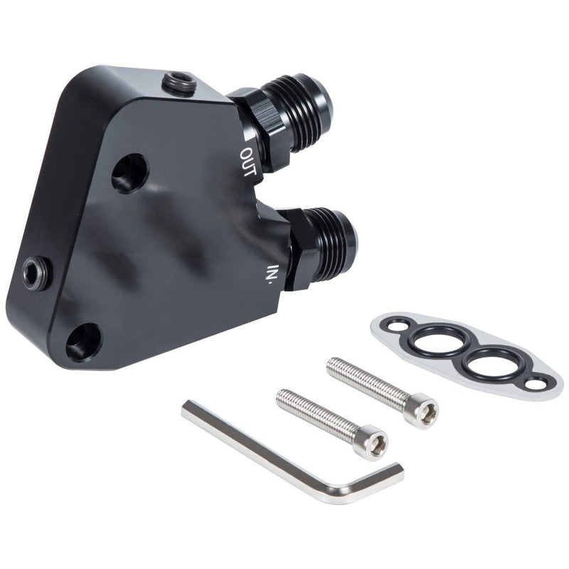 DURAFORCE Oil Cooler Adapter Kit For 97-19 Corvette C5 C6 C7 & GM LS1 LS2 LS3 LS6 Engines